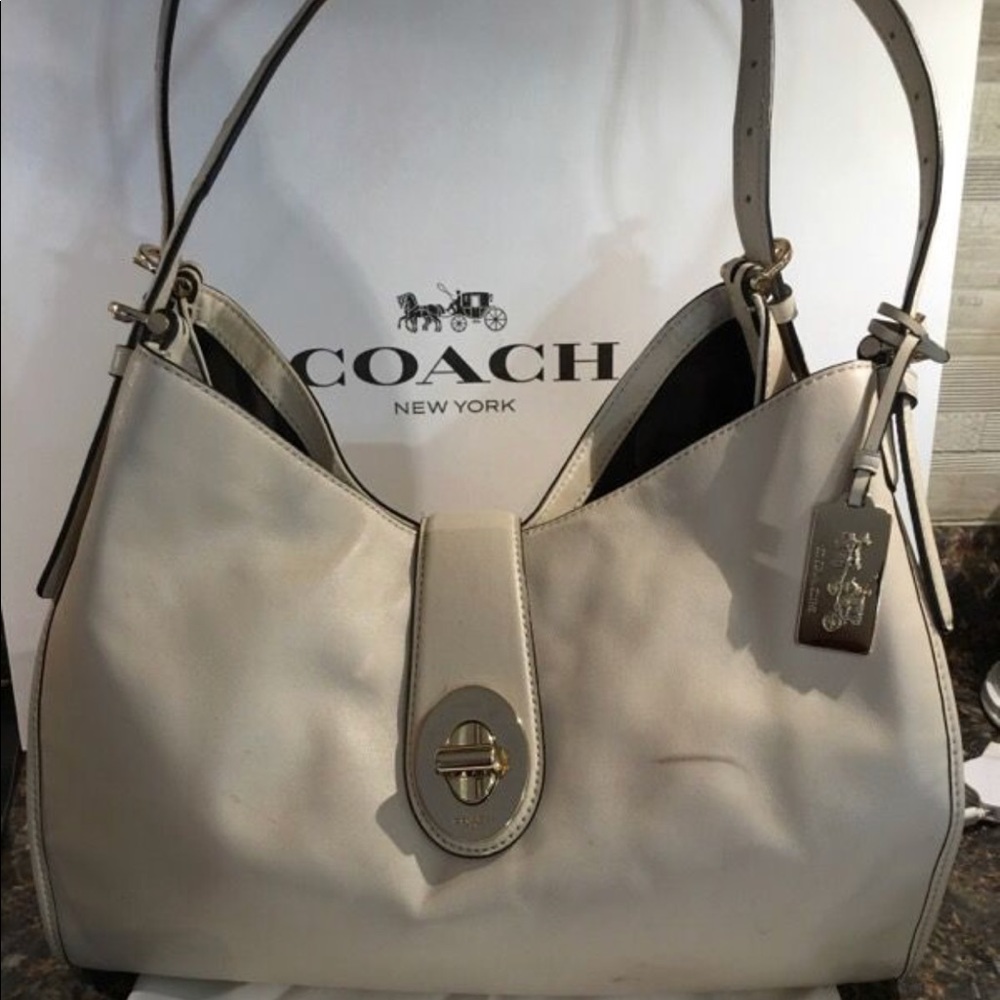 Coach leather bag